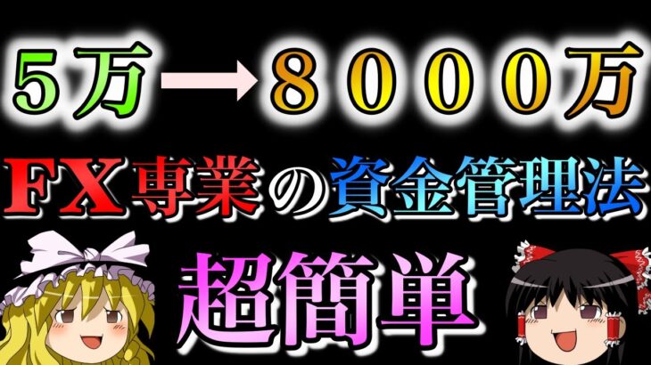 【FX勝ち組の資金管理法】5万円から8000万稼いだ方法を伝授