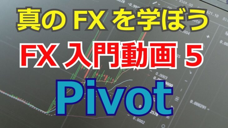 【FX入門動画5】誰でも簡単に使えるPivot(ピボット)