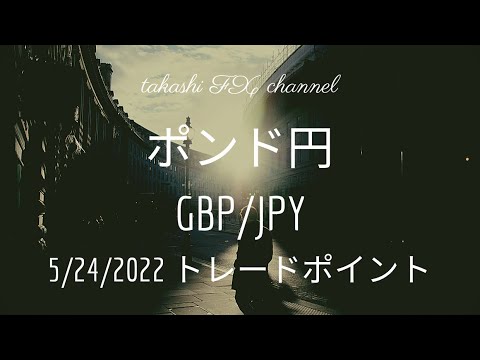 【FX チャート 分析】5/24 ポンド円 トレードポイント