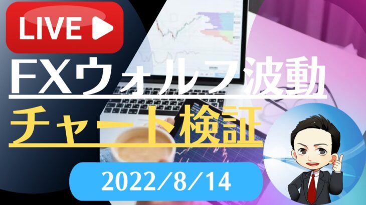 FX雑談ライブ 週末のFXウォルフ波動チャート検証（2022/8/14）