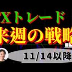 FXトレード戦略 11/14(月)以降　ドル円の戦略を中心に！