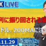 【SBI FX LIVE】米金利に振り回される展開　ユーロドル、200MAに注目！
