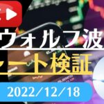 FX雑談ライブ 週末のFXウォルフ波動チャート検証（2022/12/18）