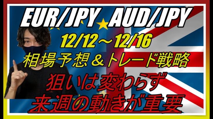 【FX】EUR/JPY GBP/JPY 12/12～12/16 相場予想＆トレード戦略（トレードタイミングのズレ）