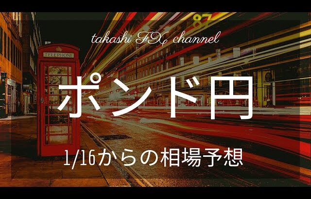 【FX チャート 分析】ポンド円  1 / 16からの相場予想