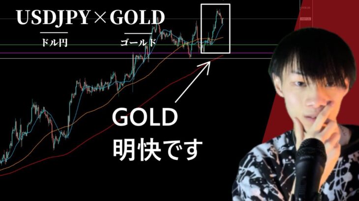 【GOLD明快です】　ドル円は意味不明な相場です　【ドル円＆ゴールド相場分析＆デイトレ戦略】
