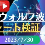 FX雑談ライブ 週末のFXウォルフ波動チャート検証（2023/7/30）