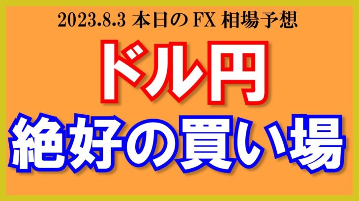 【ドル円】三角持ち合いブレイクで買い狙い！ユーロドルの利確戦略解説【2023/8/3.FX相場予想】