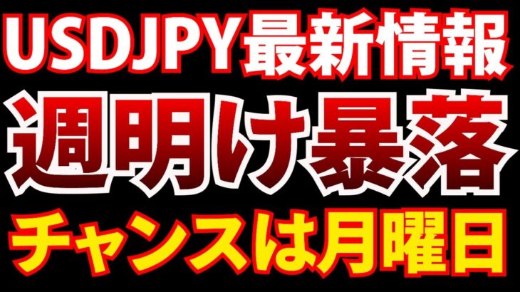 【最新分析】ドル円は週明け暴落します【FX為替】【投資予想】【日経平均】