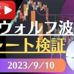 FX雑談ライブ 週末のFXウォルフ波動チャート検証（2023/9/10）