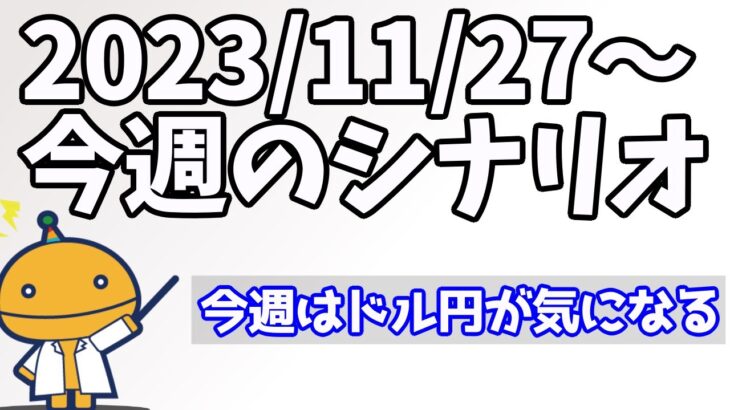 やっとドル円のターン来た？【日刊チャート見える化2023/11/27(ドル円、ポンド円、ユーロドル、ポンドドル、ゴールド等)FX見える化labo】