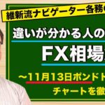 【FX】11月13日ポンドドル相場の振り返り