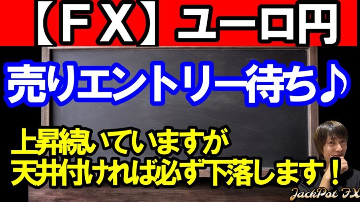 【ＦＸ】ユーロ円　売りエントリー待ちです♪