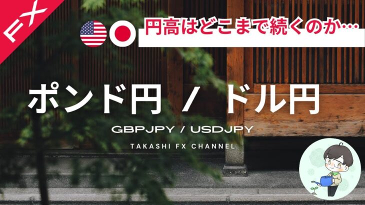 【ポンド円/ドル円】円高はどこまで続くのか…ポンド円ドル円の現在の環境認識とこの先の動きを想定する【2024/1/12】