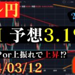 【ドル円】本日21:30米CPI‼3月FOMCに向けての重要指標🐥2024/03/12🐥