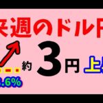【FXドル円】来週前半3/18～20　シナリオ解説