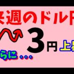 【FXドル円】来週前半3/25～27　シナリオ解説