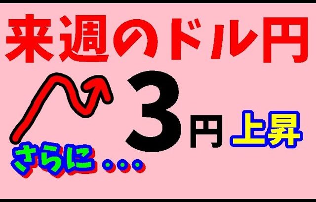 【FXドル円】来週前半3/25～27　シナリオ解説