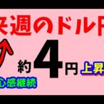 【FXドル円】来週前半4/29～5/1  における値動きシナリオ解説