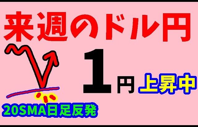 【FXドル円】来週前半4/8～10における値動きシナリオ解説