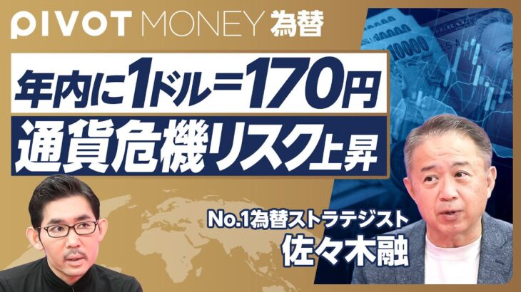 【年内1ドル＝170円も。高まる通貨危機リスク】急激な円安の理由／為替介入の限界／米国は利上げも／日銀のジレンマ／カギを握る日本の個人／投機筋の思惑／通貨危機後のシナリオ／日経平均は上がる【佐々木融】