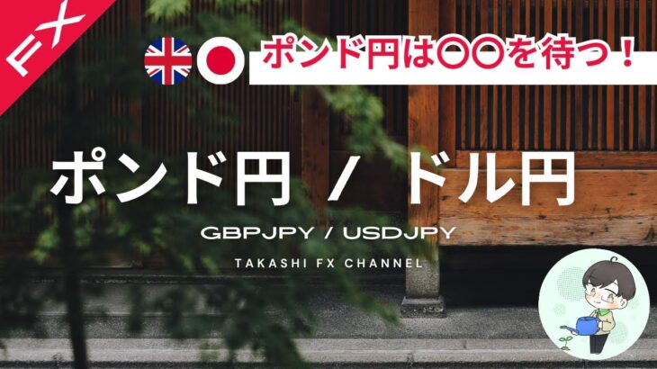 【ポンド円/ドル円】ポンド円は〇〇を待つ。ドル円は158円を目指して上昇中！【2024/5/30】