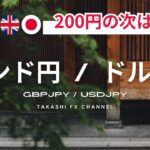 【ポンド円/ドル円】ポンド円200円の次は202円！ただし〇〇に注意【2024/5/28】