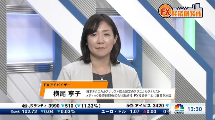 5月13日放送 『FX経済研究所』（特別ゲスト FXアドバイザー 横尾寧子氏）日経CNBC