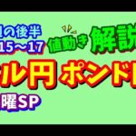 【FXドル円ポンド円】週の後半における値動きシナリオ解説