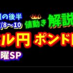 【FXドル円ポンド円】週の後半における値動きシナリオ解説