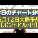 【FX大局予想】5月12日ポンドドル・ポンド円相場チャート分析【海外FX投資】