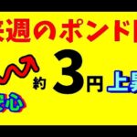 【FXポンド円】来週前半5/27～5/29　における値動きシナリオ解説