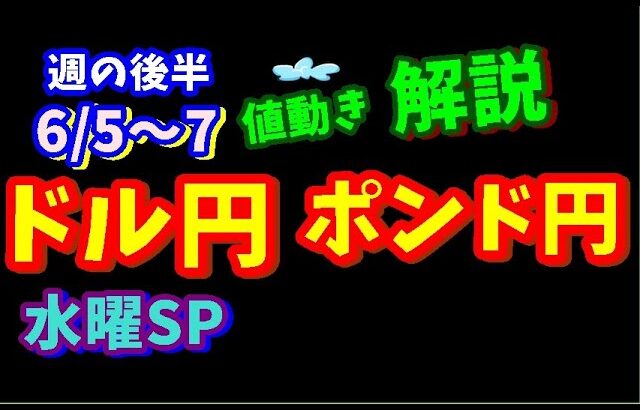 【FXドル円ポンド円】週の後半における値動きシナリオ解説