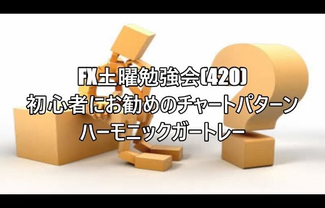 FX土曜勉強会(420)初心者にお勧めのチャートパターン　ハーモニックガートレー