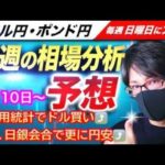 【FX来週の相場分析と予想】米雇用統計市場予想超えでドル買い！FOMCと日銀会合で更にドル買い進行するか！？ドル円とポンド円の来週の反発ポイントを見極めろ！（6月10日～6月14日）