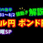 配信時間早めるかも17時に配信ｗ・・【FXドル円ポンド円】週の後半における値動きシナリオ解説