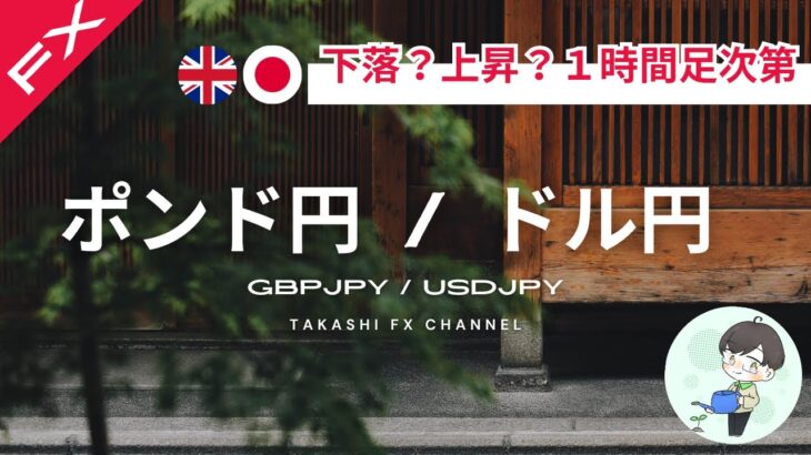 【ポンド円/ドル円】ポンド円はまだ下落？それとも上昇？？ドル円、ポンド円は基本は〇〇目線で持っておく【2024/7/19】