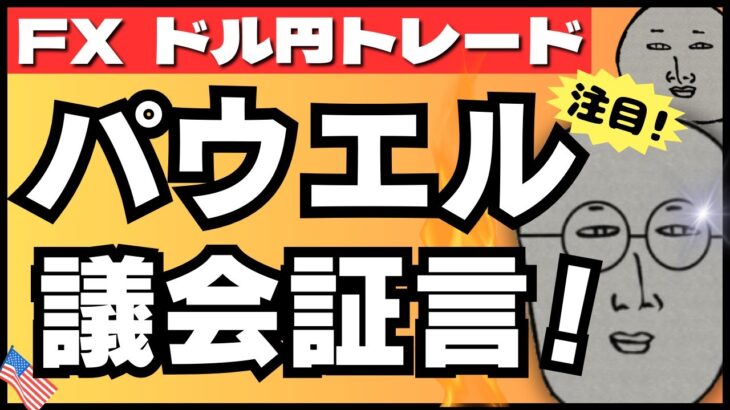 【FXライブ】注目！パウエルFRB議長の議会証言！ドル円３７年ぶりの高値更新へアタックか！？イエレン米財務長官、バーFRB副議長発言もあり ドル円トレード配信