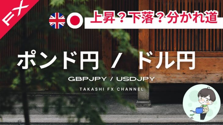 【ポンド円/ドル円】上昇？下落？大きな分かれ道。ポンド円ドル円のエントリーポイント解説【2024/8/16】