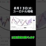 8月13日ユーロドル最新予想切り抜き【海外FX投資】 #shorts