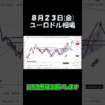 8月23日ユーロドル最新予想切り抜き【海外FX投資】 #shorts