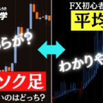 【FX】ドル円・株・チャート分析に使える！ローソク足と平均足の特徴と実践に活かせるポイントをわかりやすく解説！比較動画