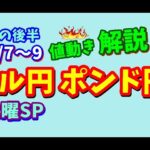 【FXドル円ポンド円】週の後半における値動きシナリオ解説