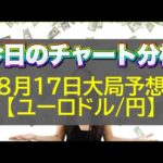 【FX大局予想】8月17日ユーロドル・ユーロ円相場チャート分析【海外FX投資】