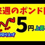 【FXポンド円】来週前半8/19～21   における値動きシナリオ解説