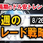 【FX】ドル９月利下げを織り込み、全面安に！／ドル円スキャルの実例【8/26週】