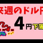 【FXドル円】来週前半8/26～28　における値動きシナリオ解説