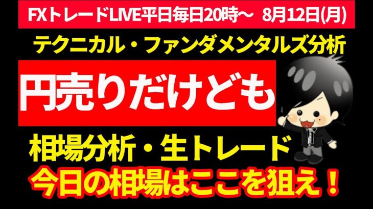 【FXトレードLive】目立った値動きはなし。CPI待ちか