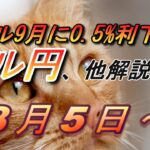 【TAKA FX】ついに米ドル利下げ待った無し！ドル円他各通貨の環境認識解説。各種指数、GOLDなど　8月5日(月)～