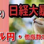 【TAKA FX】日経平均大暴落！ドル円他各通貨の環境認識解説。各種指数、GOLDなど　8月6日(火)